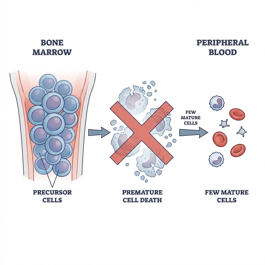 Ineffective Hematopoiesis Mechanism
