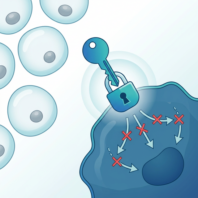 Targeted therapy blocking specific cancer cell receptors