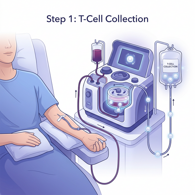 T-Cell Collection through apheresis